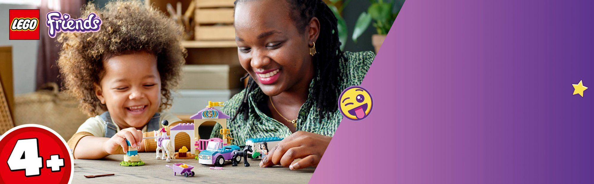 LEGO Friends 41441 Auto s přívěsem a výcvik koníka