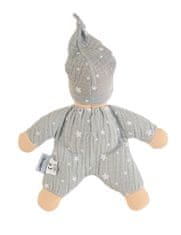 Sterntaler hračka chrastící panenka malá 23 cm šedá hvězdičky 3001973