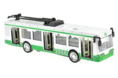 Trolejbus, 16cm zelený