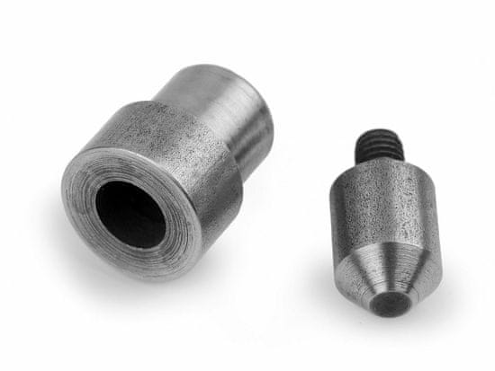 Kraftika 1sada (12mm) nikl piston na vysekávání děr 12; 18; 20mm