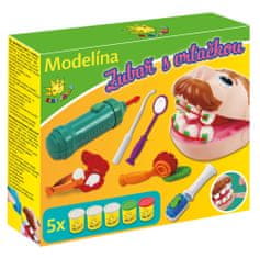 Kids World Modelína zubař s vrtačkou ZB005