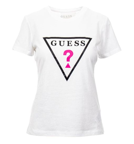 Guess Guess dámské tričko bílé Velikost: M