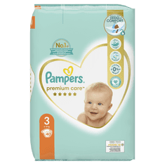 Pampers Premium Care Plenky, Velikost 3, 40 ks, 6kg-10kg