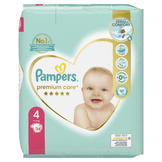 Pampers Premium Care Plenky, Velikost 4, 34 ks, 9kg-14kg