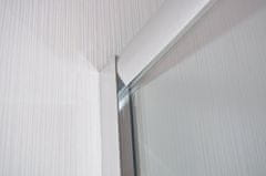 eoshop Sprchový kout rohový s posuvnými dveřmi ONYX A 1 čiré sklo 116 - 121 x 90 x 195 cm
