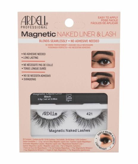 Ardell 1ks magnetic naked lashes 421, black, umělé řasy