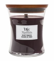 Woodwick 275g velvet tobacco, vonná svíčka