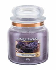 Yankee Candle 411g dried lavender & oak, vonná svíčka