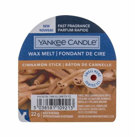 Yankee Candle 22g cinnamon stick, vonný vosk