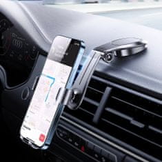 Joyroom Dashboard držák na mobil do auta, stříbrný