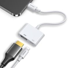 Joyroom S-H141 adaptér Lightning - HDMI / Lightning FullHD, bílý