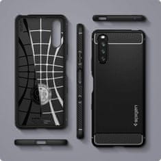 Spigen Rugged Armor silikonový kryt na Sony Xperia 10 III, černý