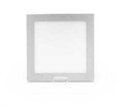 Light Impressions Light Impressions Deko-Light stropní vestavné svítidlo LED Panel Square 20 23-24V DC 17,00 W 4000 K 1740 lm 237 mm stříbrná 565163