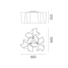 Artemide Artemide Logico stropní 3x120° - fumé difuzor 0458010A