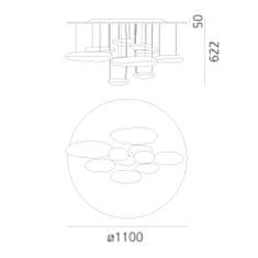 Artemide Artemide Mercury stropní LED 2700K 1366W10A