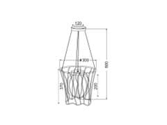 ACA ACA Lighting Dětské závěsné svítidlo MD50591B