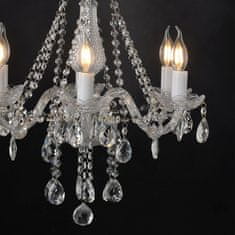 ACA ACA Lighting Crystal závěsné svítidlo BLK80416PCC