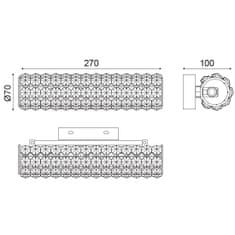 ACA ACA Lighting Crystal nástěnné svítidlo LIANNA282W