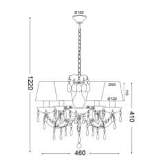 ACA ACA Lighting Acryl závěsné svítidlo SF35045B