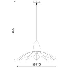 ACA ACA Lighting Style závěsné svítidlo ZM170041P