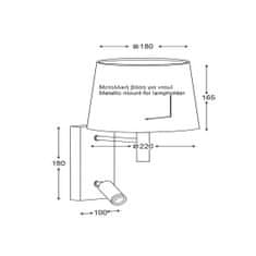 ACA ACA Lighting Mix a amp;Match LED nástěnné svítidlo bez stínítka OD5617WDLED