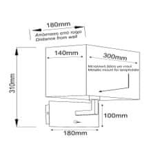 ACA ACA Lighting Mix a amp;Match stropní a nástěnné svítidlo bez stínítka V29232WWC