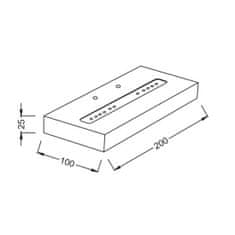 ACA ACA Lighting Wall a amp;Ceiling LED nástěnné svítidlo L36310200U