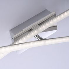 PAUL NEUHAUS PAUL NEUHAUS LED stropní svítidlo, 2-ramenné, ocel, design 3000K LD 11272-55