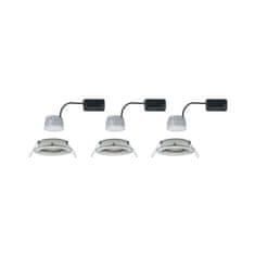 Paulmann PAULMANN Vestavné svítidlo LED Nova kruhové 3x6,5W kov kartáčovaný nastavitelné 3-krokové-stmívatelné 934.83 P 93483 93483