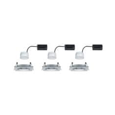 Paulmann PAULMANN Vestavné svítidlo LED Nova hranaté 3x6,5W hliník broušený výklopné 934.56 P 93456 93456