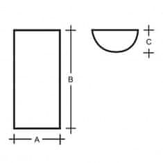 LUCIS LUCIS nástěnné svítidlo MAIA 2x60W E14 sklo opál S1.12W