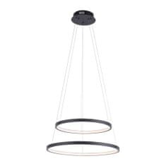 PAUL NEUHAUS LEUCHTEN DIRECT LED závěsné svítidlo, antracit, kruhové, moderní design SimplyDim 3000K LD 11525-13