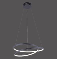 PAUL NEUHAUS PAUL NEUHAUS LED závěsné svítidlo, kruhové, černá, elegantní design SimplyDim 3000K PN 2472-18
