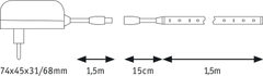 Paulmann PAULMANN SimpLED Strip sada 1,5m 5W teplá bílá s krytím 789.53 78953