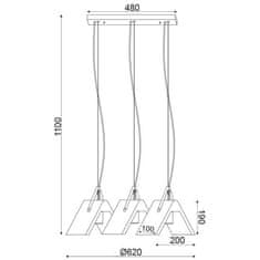 ACA ACA Lighting Decor závěsné svítidlo DCR171193PS