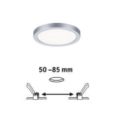 Paulmann PAULMANN LED vestavné svítidlo Areo VariFit IP44 kruhové 118 6,5W 4.000K matný chrom 930.37 93037