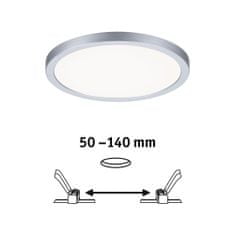 Paulmann PAULMANN LED vestavné svítidlo Areo VariFit IP44 kruhové 175 13W 4.000K matný chrom 930.38 93038