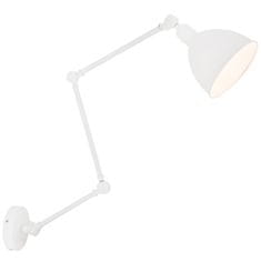 Sessak Sessak Stylová nástěnná kloubová lampa Bazar - pr. 170 x 375 x 615 - 1225 mm, 42 W, matná černá SE RBAZSM