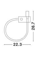 Nova Luce Nova Luce LED diodová nástěnná čtecí lampička Geneva - 3 W LED, bílá NV 8126581