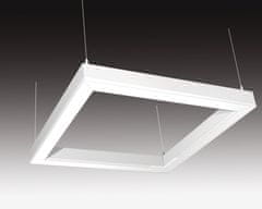 SEC SEC Stropní nebo závěsné LED svítidlo WEGA-FRAME2-CB-DIM-DALI, 50 W, černá, 886 x 886 x 65 mm, 3000 K, 6720 lm 321-B-107-01-02-SP