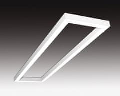 SEC SEC Stropní nebo závěsné LED svítidlo s přímým osvětlením WEGA-FRAME2-DA-DIM-DALI, 90 W, černá, 1444 x 330 x 50 mm, 4000 K, 11800 lm 322-B-114-01-02-SP