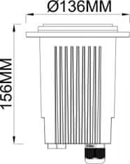 Light Impressions Deko-Light zemní svítidlo Phakt hranaté sada 220-240V AC/50-60Hz E27 1x max. 9,00 W černá 730477