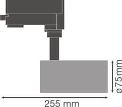 Osram LEDVANCE TRACK SP D75 25 W 3000 K 90RA NFL BK 4058075113565