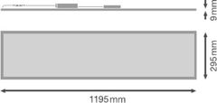 Osram LEDVANCE PL PFM 1200X300 UGR19 30 W 3000 K 4058075440098