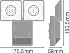 Osram LEDVANCE ENDURA PRO SPOT SENSOR 16W 840 IP55 DG 4058075228924