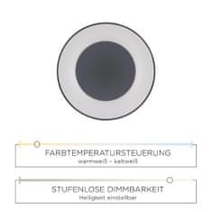 PAUL NEUHAUS LEUCHTEN DIREKT is JUST LIGHT LED stropní svítidlo, 50cm, stmívatelné, sériový obvod, CCT, proti oslnění 3000-5000K