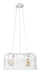 Rabalux  Alessandra závěsné svítidlo bílé E27, max. 2x60W, průměr 46cm
