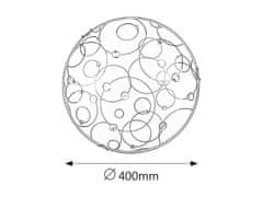 Rabalux Rabalux stropní svítidlo Jolly E27 2x MAX 60W bílá vzorovaná 1862