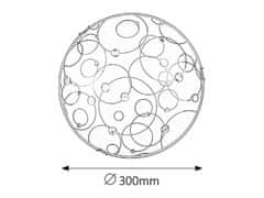 Rabalux Rabalux stropní svítidlo Jolly E27 1x MAX 60W bílá vzorovaná 1861