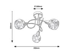Rabalux Rabalux stropní svítidlo Tamara E14 3x MAX 40W chromová 5348